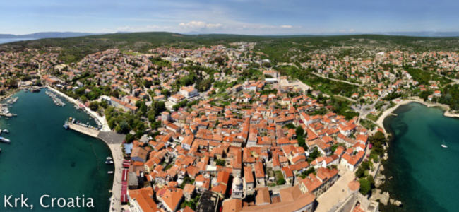 Krk panorámy