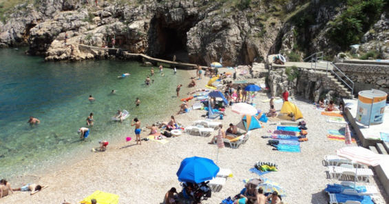 Zgribnica beach, Vrbnik, Krk Island