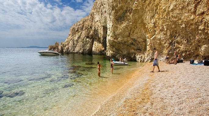 Golden Pláž, Krk