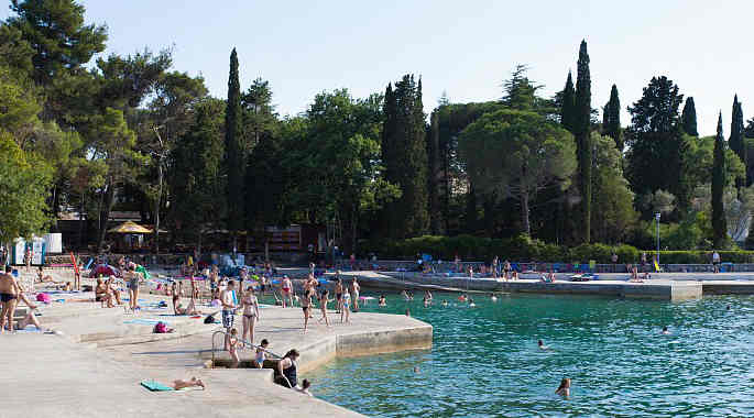 Malin Draga beach, Malinska