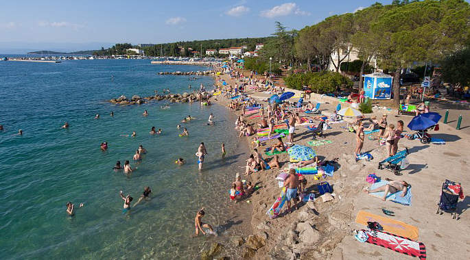 Rupa beach, Malinska