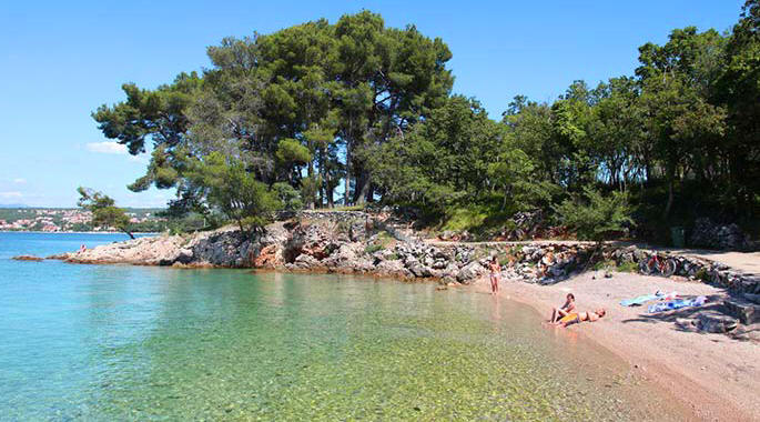 Vantacici beach, Malinska