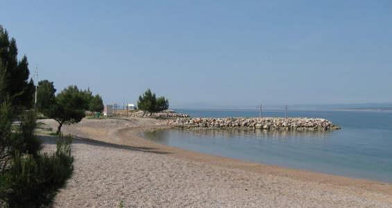 Punat beach, Krk