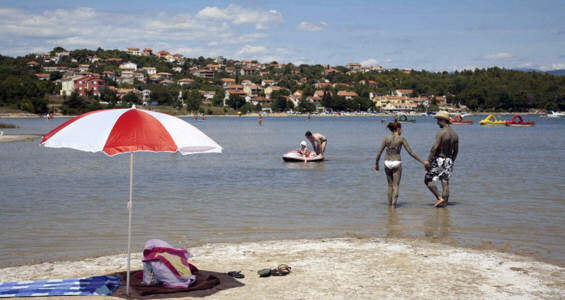 Punat beach, Krk