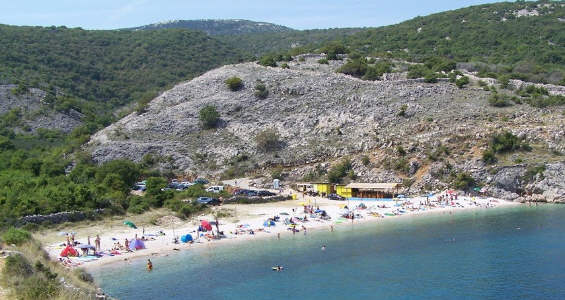 Beach Potovosce south of Vrbnik, Island of Krk
